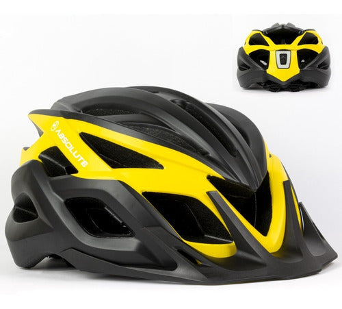 Capacete Ciclismo Absolute Wild Flash Com Led Pto E Ama Flu