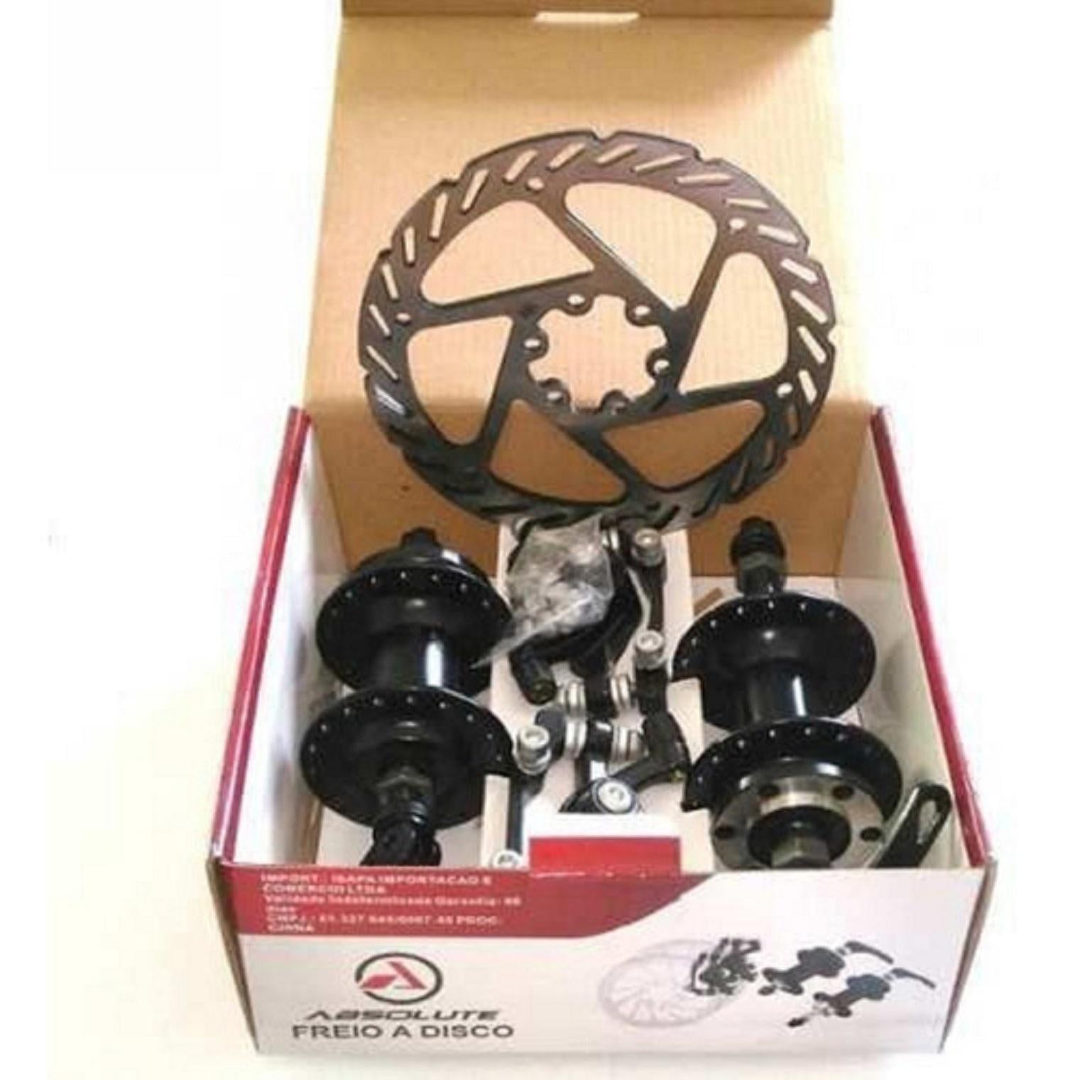 Freio D/T Absolute A Disco Mecânico Cubo D/T E Rotor