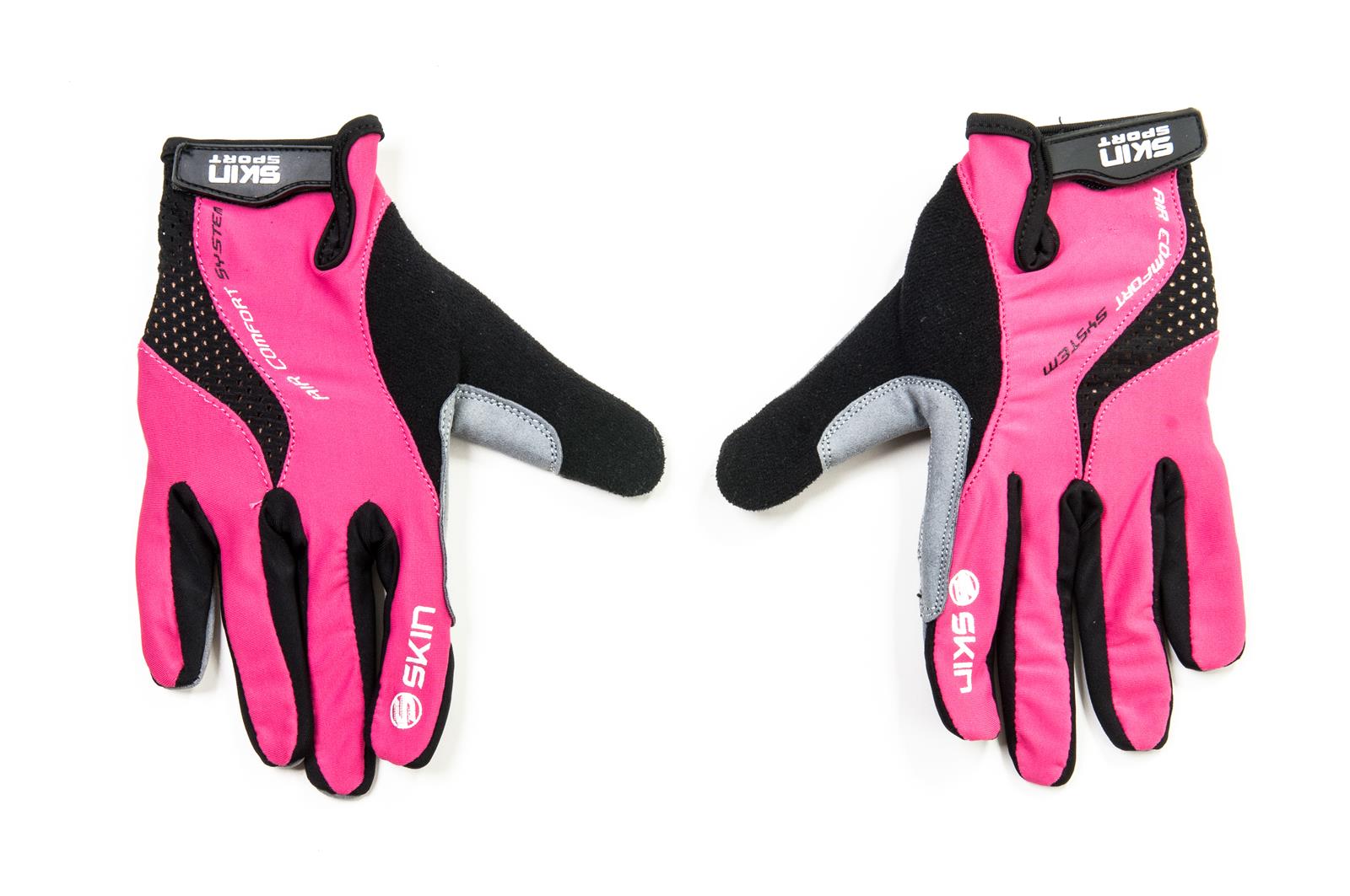 LUVA SS AIR GEL, ROSA/PTO. - PP