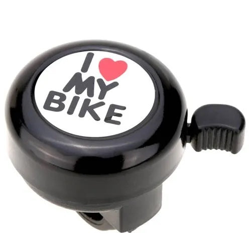 Buzina/campainha Trim-trim I Love My Bike Preta Preto