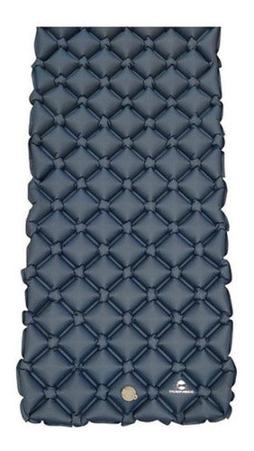 Colchonete Inflável Solteiro Guepardo Dott 1,95M X 58Cm Azul