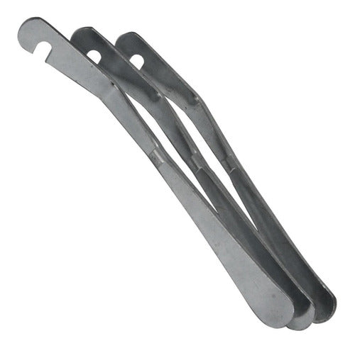 Kit 3 Espátulas De Aço Para Tirar Pneu Bike