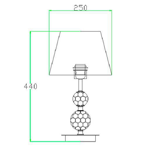 Abajur Puppis Bronze Com Cúpula Bege 1 Lâmpada Ab9524-1.000