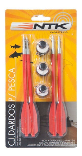 Kit Dardos de Pesca com Carretéis Nautika para Besta Macuxi