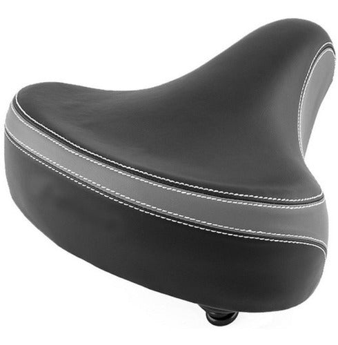 Selim Mtb Wl6005, Pto/Cinza, 2 Molas