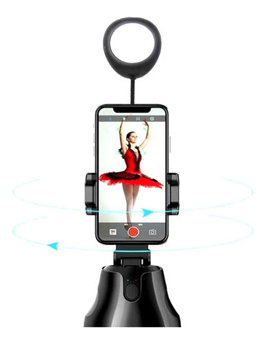 Suporte Celular Rastreador 360 Luz Facial It Blue Le-091