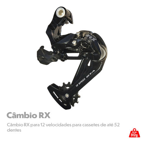 Kit De Câmbio 12v Câmbio Traseiro E Alavanca De Câmbio