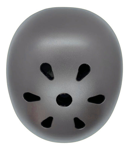 Capacete Coquinho Ciclista Bike Bicicleta Absolute Cinza