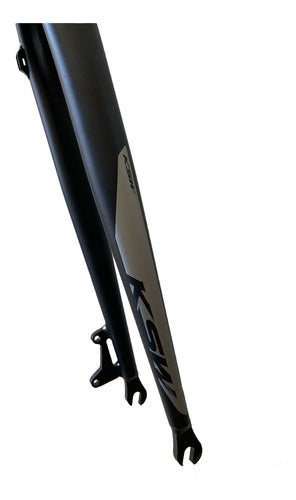 Garfo 29 Rígido Alumínio Disco Ksw Ahead Set Preto Mtb