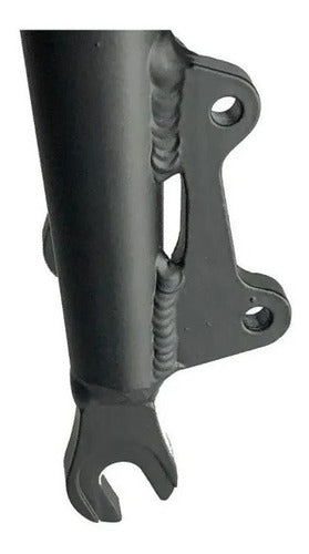 Garfo 29 Rígido Alumínio Disco Ksw Ahead Set Preto Mtb