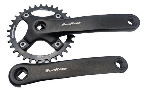 Kit Grupo Transmissão Sunrace Bike Dkm 1X9V Cassete 11/50