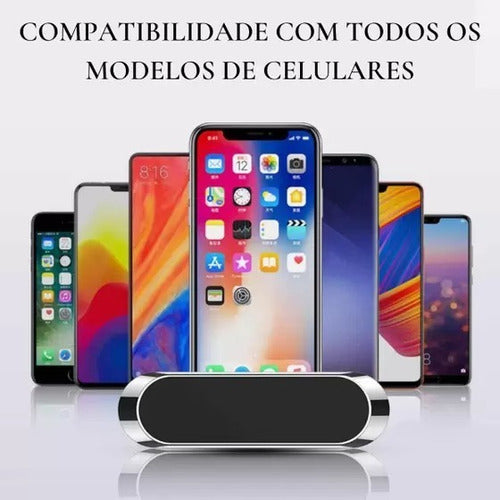 Suporte Magnético Veicular Carro Celular Imã Universal Metal