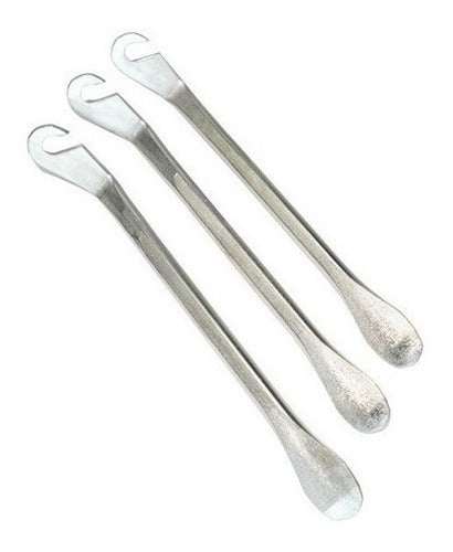 Kit 3 Espátulas De Aço Para Tirar Pneu Bike