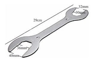 Chave Para Caixa De Direção Bike Icetoolz 06h8 30 32 36 40mm