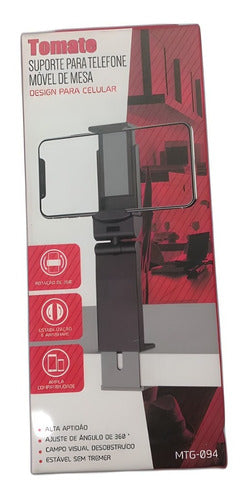 Suporte Para Telefone Móvel De Mesa Tomate Mtg-094