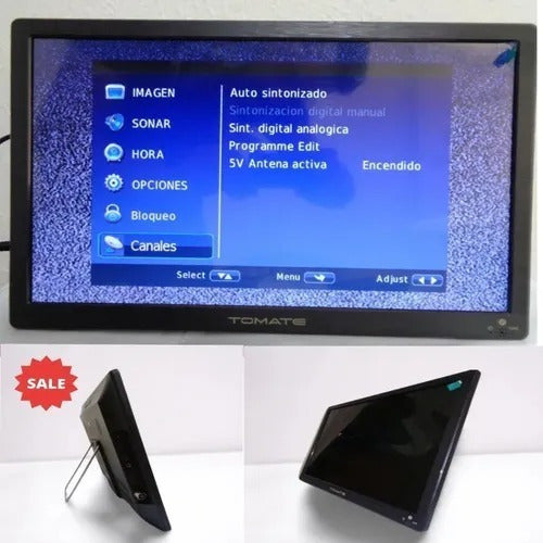 Monitor Tv Portátil 14 Polegadas Hdmi Tomate Mtm-1410