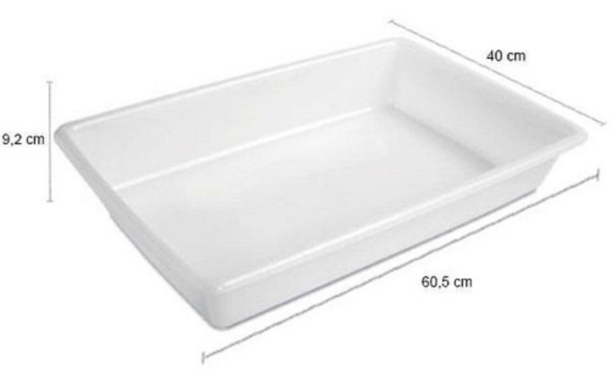 Bandeja Plastica Açougue Congelamento 40 X 60 Cm