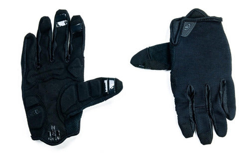 Luva Ciclismo Giro Dnd Gel Preta Dedo Longo Touch Tela Tam G
