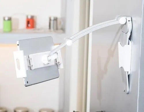 Suporte Tablet Mesa E Parede Universal 2 Em 1 Giratório