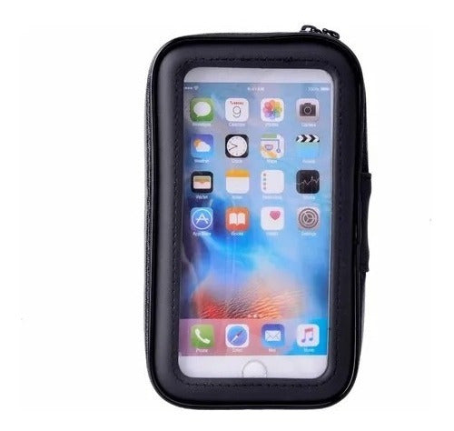 Suporte De Celular P/ Moto Entrada Usb Prova D'água It Blue