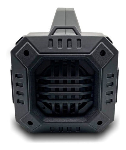 Caixa De Som Grasep Amplificada 30w Microfone Pendrive Fm Sd