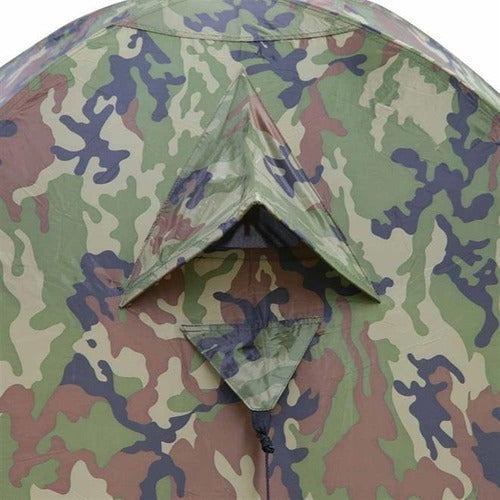 Barraca Camping Selvas 3/4 Pessoas Camuflada Sobreteto Acampamento Ntk