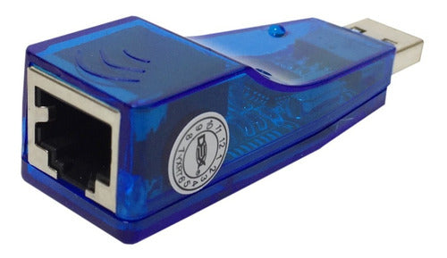 Adaptador De Rede Rj45 Usb 2.0 Placa Lan Ethernet 10/100mbps