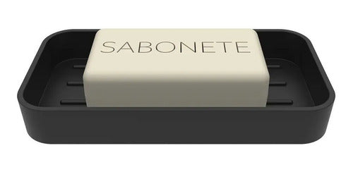 Kit Lavabo 3 Peças Porta Escova Sabonete Líquido Saboneteira