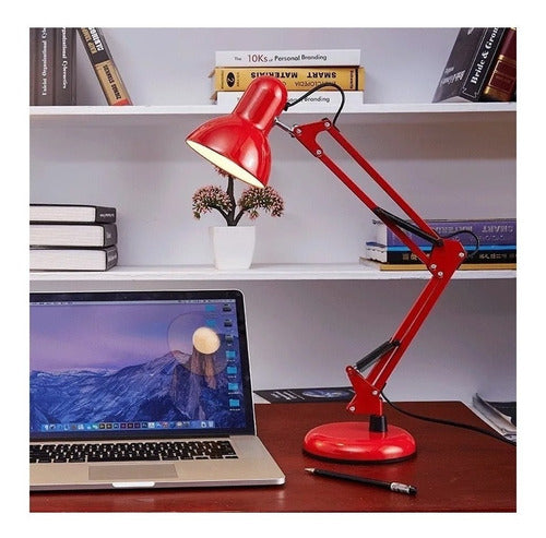 Abajur Luminária Mesa Escritório Bivolt Articulável Lk-779