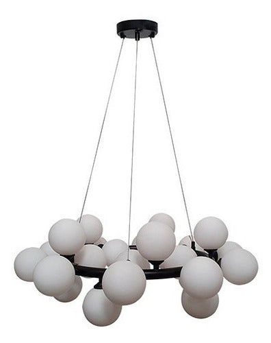 Pendente Júpiter Preto 25 Lamp Arquitetizze Pd10201-25.000