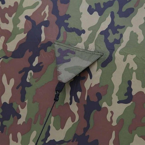 Barraca Camping Selvas 3/4 Pessoas Camuflada Sobreteto Acampamento Ntk