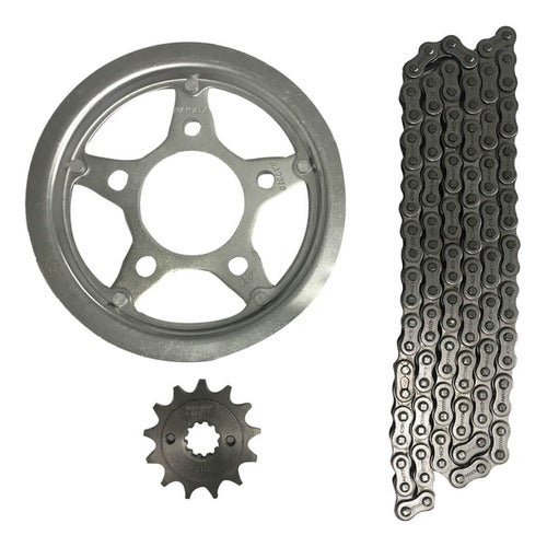 Corrente De Transmissão Tds Nxr 150 Bross 2005/2008 Nakata