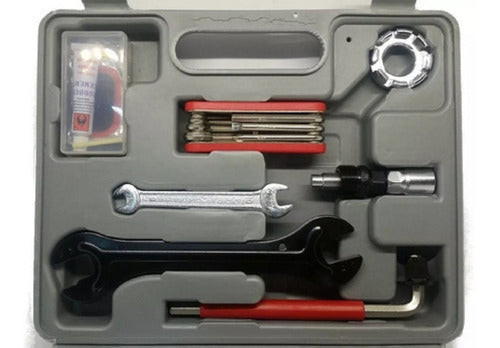 Maleta Caixa De Ferramentas Absolute 17 Peças Bicicleta Manutenção