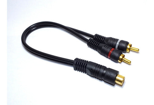 Cabo Rca Y 2m1f 2 Machos E 1 Fêmea P Som Automotivo Módulo