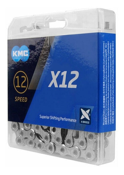 Corrente Bicicleta Kmc 12v X12 Original Padrao 126l
