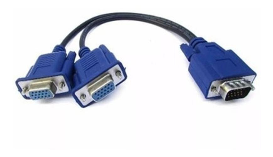 Cabo De Vídeo Vga Y Splitter Divisor 30Cm Duplo Mbtech