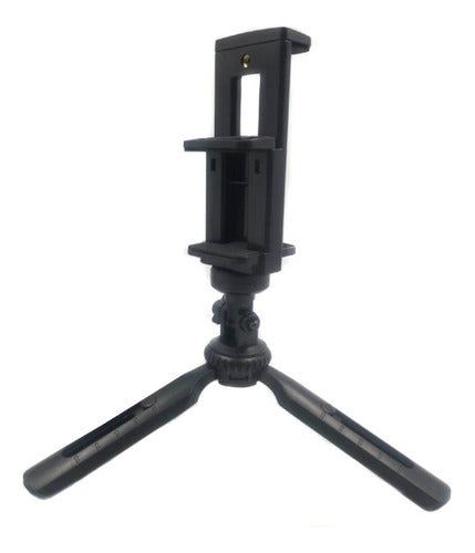 Mini Tripe Para Celular Ajustável Regulagem 360 Graus Le-058