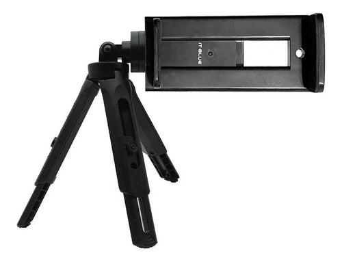 Mini Tripe Para Celular Ajustável Regulagem 360 Graus Le-058