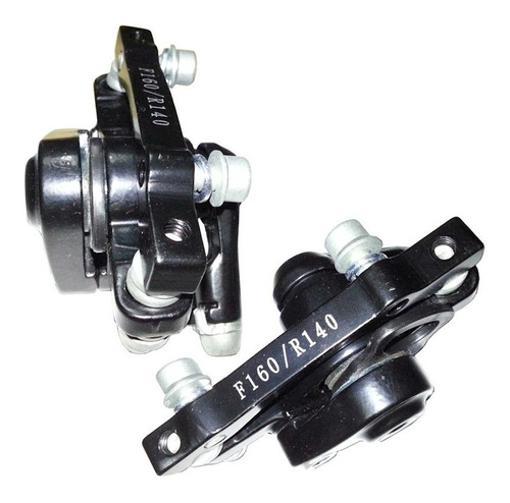 Kit Freio A Disco Bicicleta Discos Pinça Absolute Sem Cubos