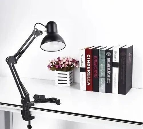 Luminária Mesa Metal Abajur Lâmpada Articulável Lk780 Luatek