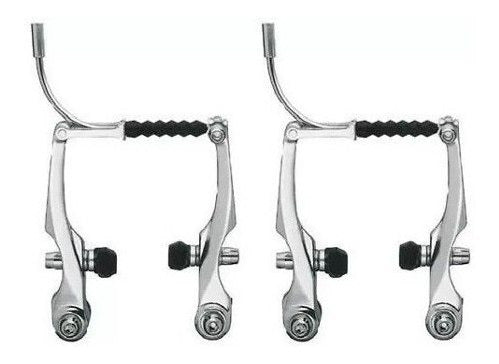 Par Freio V-brake Alumínio De Bicicleta Logan Lb-919 Prata