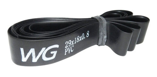 Fita De Aro Bike 29 Mtb Nylon Verde 20Mm Para 2 Pneus - Par