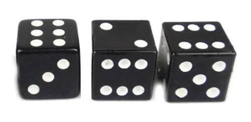 Tampa Bico Válvulas Dadinho Preto Cartela Com 10 Pares Speed