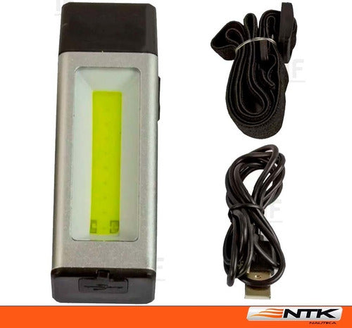 Lanterna Recarregável 2 Em 1 Exterminator Ntk 100 Lúmens