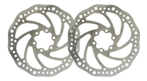 Kit Freio A Disco Hidráulico Absolute Mtb Rotor 160mm Par