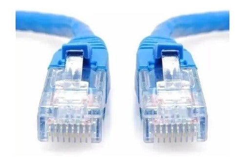 Cabo De Rede 15 Metros Cat5 Internet Le-305 It Blue