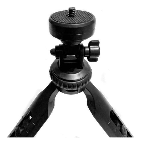 Mini Tripe Para Celular Ajustável Regulagem 360 Graus Le-058