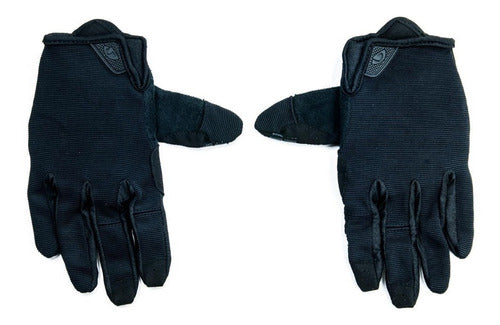 Luva Ciclismo Giro Dnd Gel Preta Dedo Longo Touch Tela Tam G