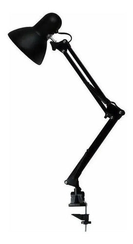 Luminária Mesa Metal Abajur Lâmpada Articulável Lk780 Luatek