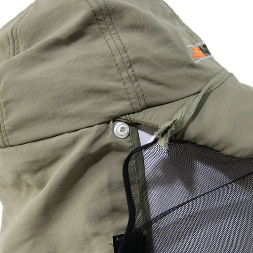 Boné Com Lanterna Led Camping Pesca Boné Ntk Aruana Caqui